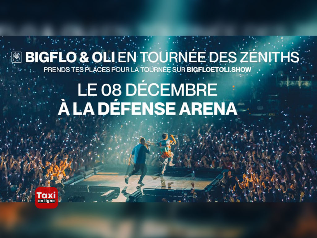 Bigflo & Oli à la Défense Arena le 8 décembre 2023 - TAXIENLIGNE