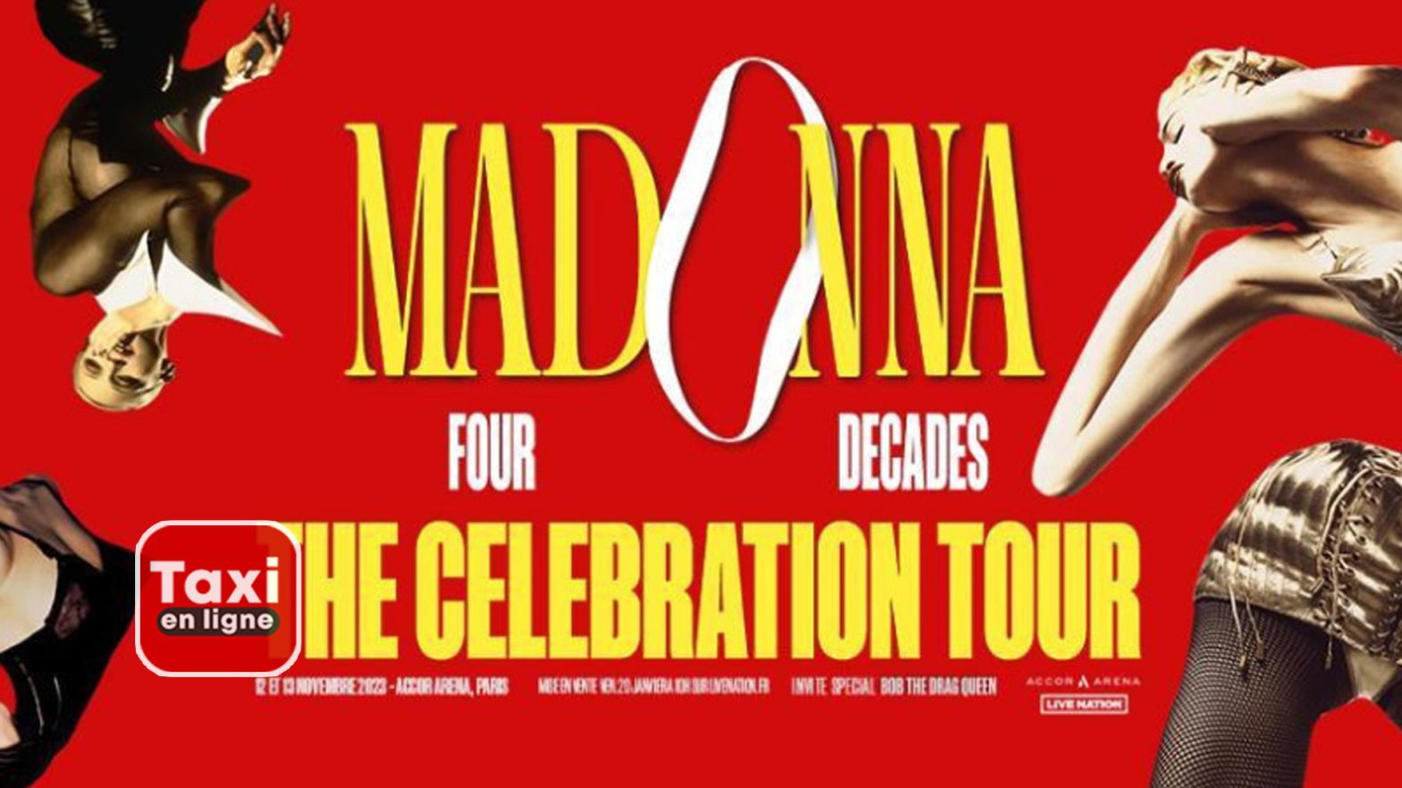 Madonna à l'Accor Arena - TAXIENLIGNE