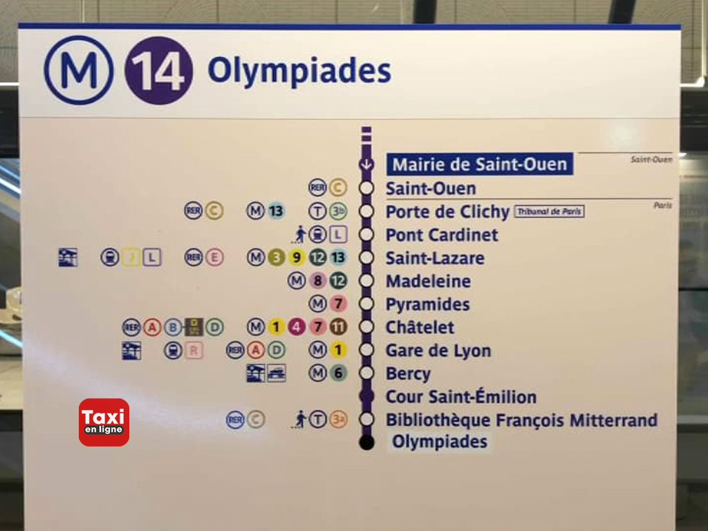 Ligne 14 du Métro : Calendrier des Perturbations 2024  - TAXIENLIGNE