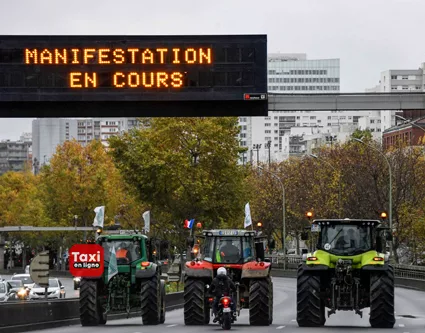 Colère des agriculteurs en France : Manifestations, blocages, et actions coup de poing - TAXIENLIGNE